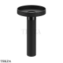 Gessi Pelle Tresse Раковина отдельностоящая, слив в пол, без перелива 78607-439, Nero/ Black Metal PVD