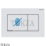 Geberit Sigma30 Клавиша смыва, защита от отпечатков пластик 115.883.JT.1, белый матовый/ хром глянец
