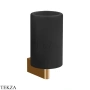 Gessi Origini Стакан настенный с держателем, черный 66408-735, Warm Bronze PVD