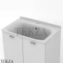 KERASAN Aquadom Раковина хозяйственная c 1 отв. под смеситель