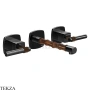 Gessi Jacqueline Смеситель для раковины, внешняя часть 77090-706, black хром глянец