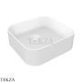 Gessi Total Look Раковина накладная квадратная без перелива 43456-516, белый глянец