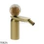 Gessi Perle Смеситель для биде с донным клапаном 74467-727, шампань Brushed
