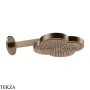 Gessi Ludovica Верхняя душевая лейка с кронштейном из стены 76149-761, бронза Coffee