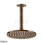 Gessi INCISO SHOWER Верхняя душевая лейка с кронштейном под размер 58150-708, Copper Brushed PVD