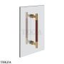 Gessi Pelle Tresse Полотенцедержатель для крепления на стекло, 20 см, 78730-431, Red Cherry/ Bronze Br. PVD
