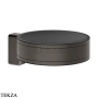 Gessi Pelle Tresse Мыльница настенная круглая 78501-707, Black Metal Brushed PVD