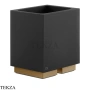 Gessi Rettangolo Стакан настольный, композит черный 20832-791, Deep Bronze Brushed PVD