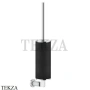 Gessi INCISO accessories Туалетный ершик настенный, черный 58520-031, хром глянец