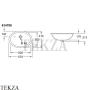 Villeroy & Boch EVANA Раковина встраиваемая снизу, с переливом 61470001, белый глянец