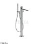 Gessi Perle Смеситель для ванны напольный, внешняя часть 74029-031, хром глянец