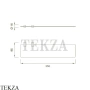 CEA STEM Полочка с держателем, MEN03, нержавеющая сталь
