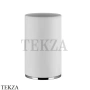 Gessi INCISO accessories Стакан настольный, композит белый 58531-031, хром глянец