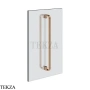 Gessi Perle Полотенцедержатель для крепления на стекло, 45 см 74633-708, медь Brushed