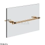 Gessi Jacqueline Полотенцедержатель для крепления на стекло, 30 см 77511-735, бронза глянец
