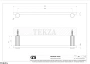 Gessi Incastri Держатель для полотенца 30 см 75497-708, медь Brushed
