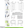 Radaway Nes 8 KDS II Душевая дверь 120 см, левая L часть уголка, 10087120-01-01L, хром глянец