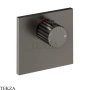 Gessi Incastri Термостат для душа, внешняя часть 75354-707, black хром Brush