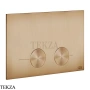 Gessi Total look Клавиша смыва для инсталляции Geberit omega 12, 54615-726, Warm Bronze Br. PVD