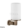 Gessi INCISO accessories Стакан настенный для зубных щеток, белый 58507-761, Coffee Bronze Br. PVD