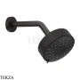 Gessi ANELLO Верхняя лейка D12,9 см с кронштейном 63356-187, Aged Bronze