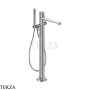 Gessi Ludovica Смеситель для ванны напольный, с гарнитуром 76228-031, хром глянец