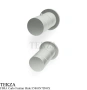 FIMA Carlo Frattini Slide Термостат для душа, 2 потока, внешняя часть F5803N7INOX, нерж. сталь Brush