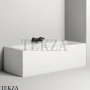 SALINI ORLANDA Axis Ванна пристенная 3 панели, из композита S-Sense 103211G, белый глянцевый
