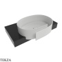 Flaminia Roll раковина полувстраиваемая 56×42×17 см, белый Latte матовый