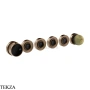 Gessi Perle Термостат для душа на 4 потока, внешняя часть 74536-761, бронза Coffee