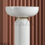ArtCeram Jolie Кольцо для колонны ACA073 53, цвет золото глянец