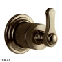 Gessi VENTI20 Вентиль запорный, 1 поток, внешняя часть 65247-791, Deep Bronze Br. PVD