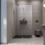 Radaway Furo Walk-in Душевая дверь 53,8 см, левая, 10106538-01-01L, хром глянец