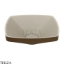 Gessi Jacqueline Раковина настольная, без перелива 77610-845, бронза Dark Brush