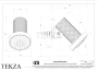 Gessi 316 SPOTWATER INTRECCIO Душевая головка настенная, 3 функции 57251-791, Deep Bronze Brushed PVD