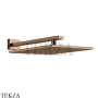 Gessi Rettangolo shower Верхний душ с кронштейном 15185-030, Copper глянец PVD