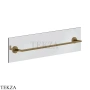 Gessi INGRANAGGIO Полотенцедержатель для крепления на стекло, 60 см 63928-791, Deep Bronze Br. PVD