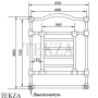 Migliore Edward Полотенцесушитель электрический Н70/83 SX (включение слева) 20310, золото глянец