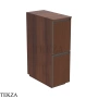 Flaminia Cubika модуль хранения напольный 25×50×78,5 см, 2 ящика, орех Noce Greca