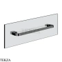 Gessi Perle Полотенцедержатель для крепления на стекло, 30 см 74911-706, black хром глянец