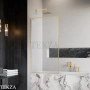 Radaway Modo F SL PNJ II Шторка на ванну неподвижная одностворчатая 70 см, левая L, 10406070-09-01L, золото глянец