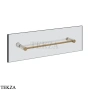 Gessi Pelle Tresse Полотенцедержатель для крепления на стекло, 45 см 78713-448, Crème/ Deep Bronze Br. PVD