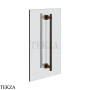 Gessi Jacqueline Полотенцедержатель для крепления на стекло, 45 см 77735-845, бронза Dark Brush