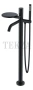 Boheme Stick Смеситель для ванны напольный, комплект Stick 129-BB.2 Black TOUCH Black