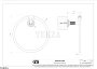 Gessi VENTI20 Держатель полотенца кольцевой 65509-791, Deep Bronze Br. PVD