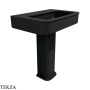 Flaminia Madre пьедестал для раковины без чаши 25×25×75 см, чёрный Carbone матовый