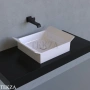Flaminia BOX 40 раковина накладная 52,5×40×15 см, белый глянец