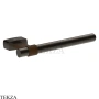 Gessi Jacqueline Держатель туалетной бумаги без крышки 77455-707, black хром Brush