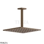 Gessi RILIEVO Потолочная душевая лейка с кронштейном под размер 59159-761, Coffee Bronze Brushed PVD