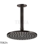 Gessi INCISO SHOWER Верхняя душевая лейка с кронштейном под размер 58150-707, Black Metal Brushed PVD